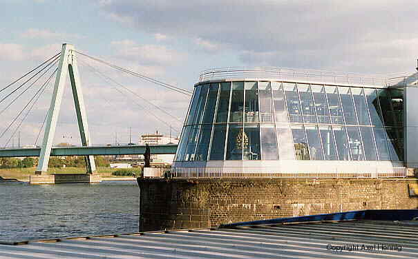 Chocolate museum and Severins Bridge