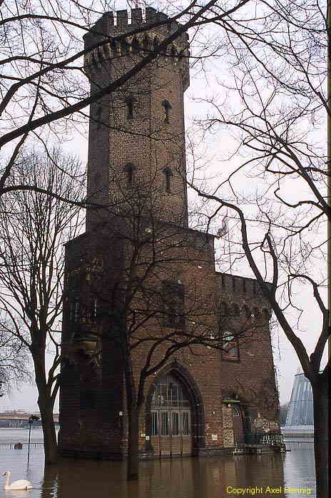 Malakoff Tower during high water