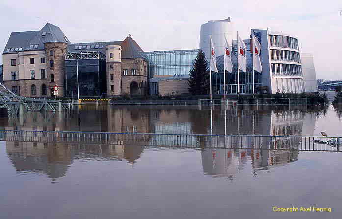 Chocolate Museum during high water