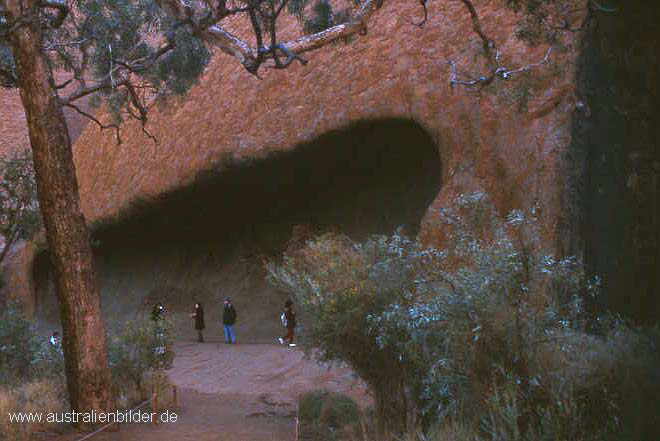 Höhle im Ayers Rock, Uluru