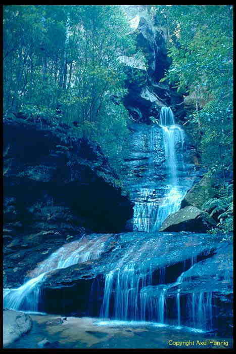 waterfall, Blue Mountains NP