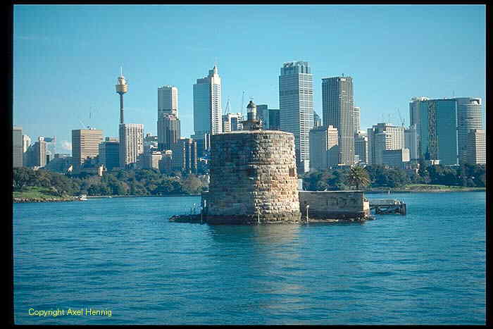 Fort Denison vor Sydney, skyline