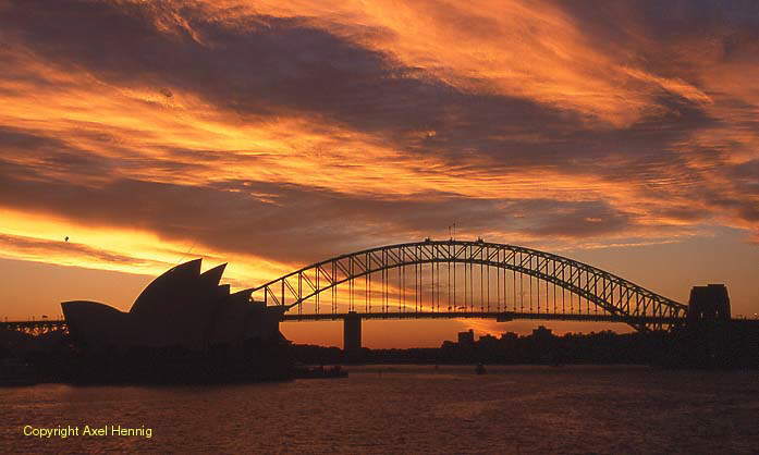 Blick vom Mrs Macquarie's Point , Oper, Harbour Bridge