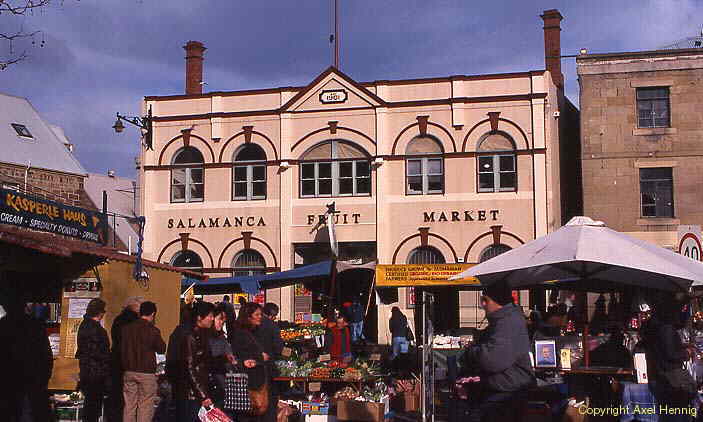 Salamanca Market in Hobart