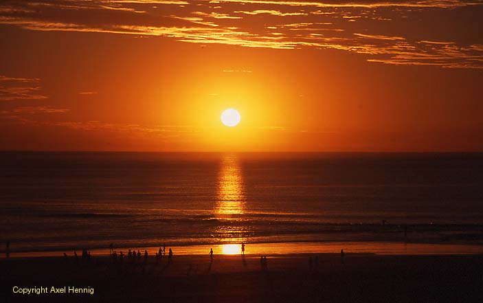 Sonnenuntergang an der Cable Beach in Broome