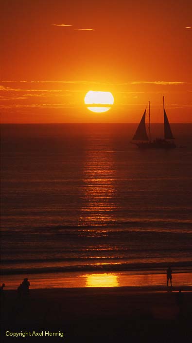Sonnenuntergang an der Cable Beach in Broome
