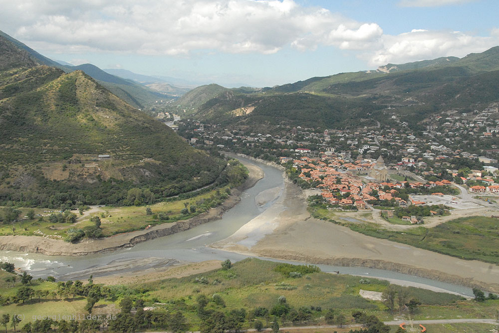 Blick auf Mzcheta