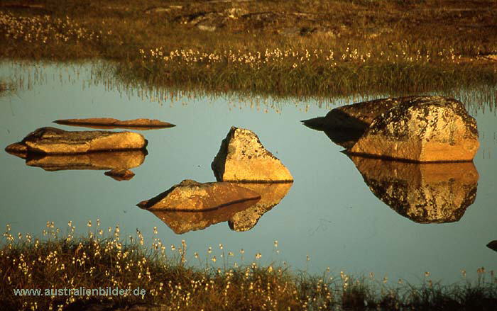 Felsen im Sonnenuntergang