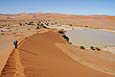 Blick auf den Sossuvlei