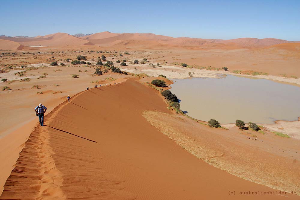 Blick auf den Sossuvlei