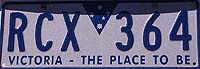 number plate of Victoria